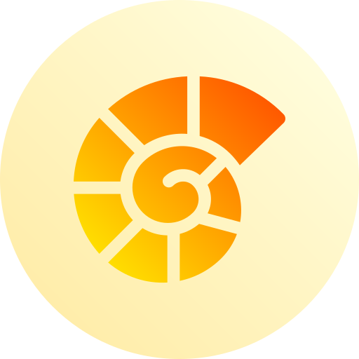 化石 Basic Gradient Circular icon