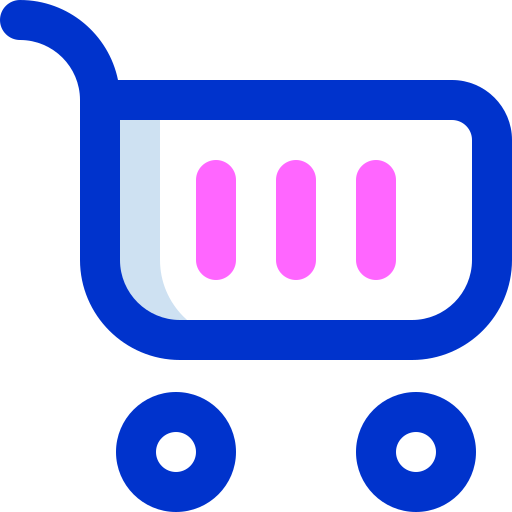 Shopping cart Super Basic Orbit Color icon