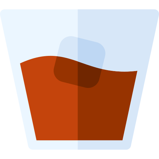 whiskey Basic Rounded Flat icon