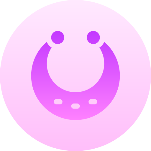 목걸이 Basic Gradient Circular icon