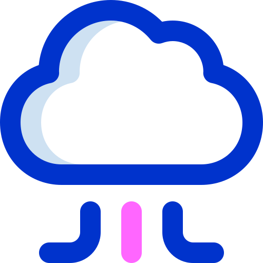 Cloud computing Super Basic Orbit Color icon