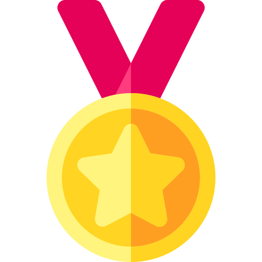medaille Basic Rounded Flat icon
