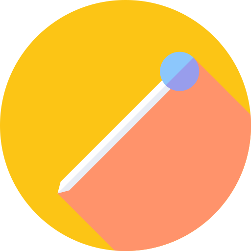 핀 Flat Circular Flat icon