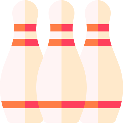 birillo da bowling Basic Rounded Flat icona