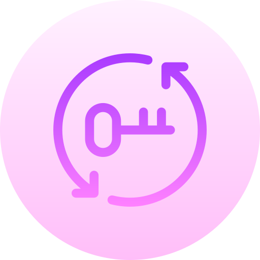 hasło Basic Gradient Circular ikona