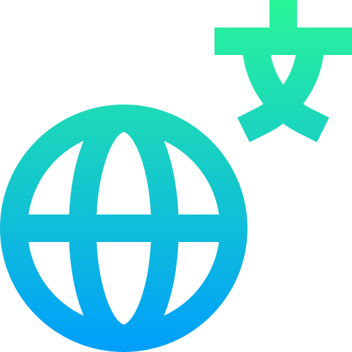 Global Super Basic Straight Gradient icon