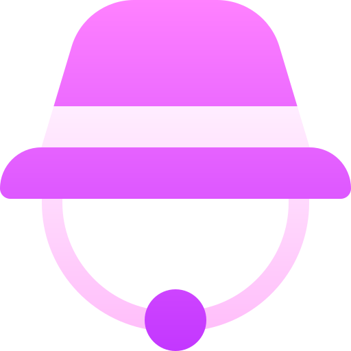 sombrero de explorador Basic Gradient Gradient icono