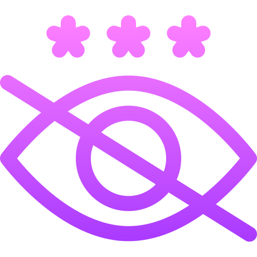 パスワード Basic Gradient Lineal color icon