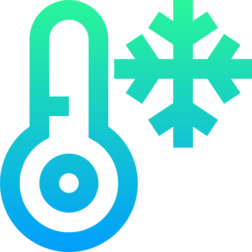Low temperature Super Basic Straight Gradient icon