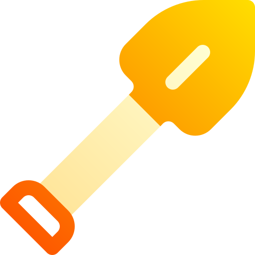 Shovel Basic Gradient Gradient icon