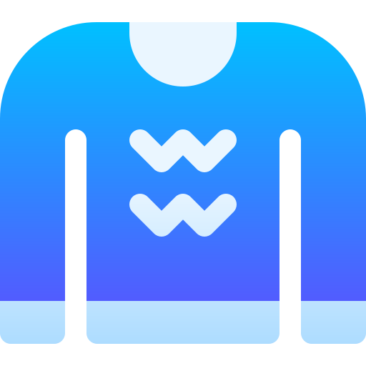 스웨터 Basic Gradient Gradient icon