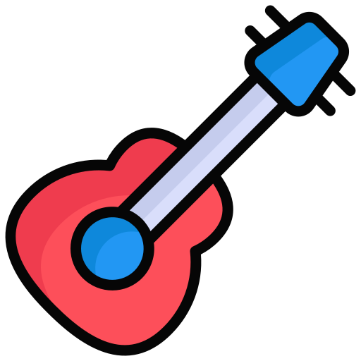 Guitar Generic Outline Color icon