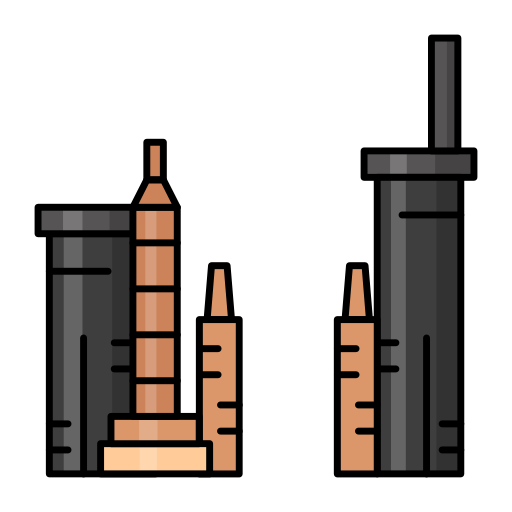 Tower Generic Thin Outline Color icon