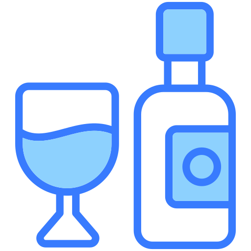 butelka wina Generic Blue ikona