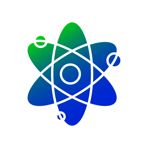 Атом Generic Flat Gradient иконка