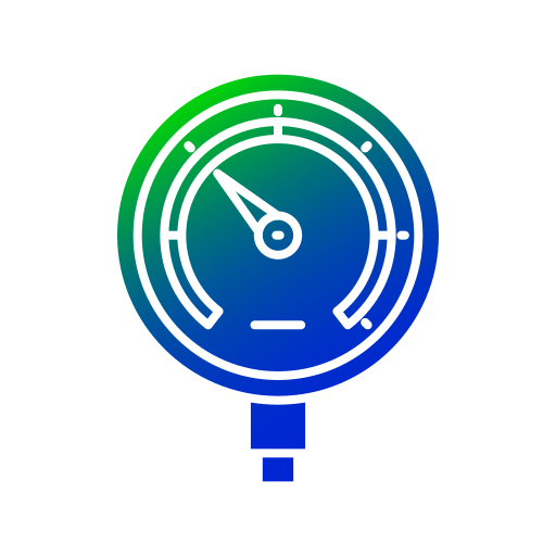 manómetro Generic Flat Gradient icono
