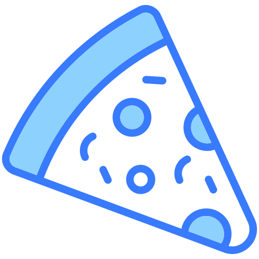ピザ Generic Blue icon