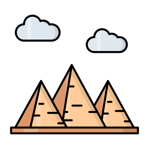 piramidi Generic Thin Outline Color icona