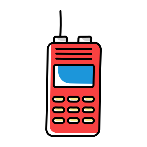 walkie-talkie Generic Color Omission icoon