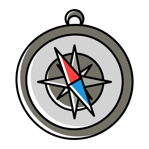 Compass Generic Color Omission icon