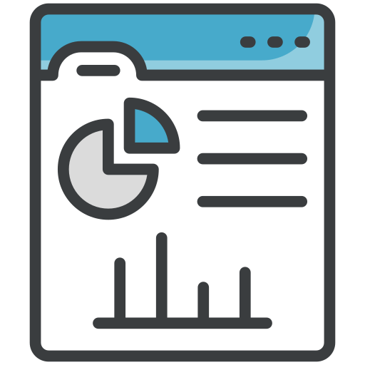 Online graph Generic Fill & Lineal icon
