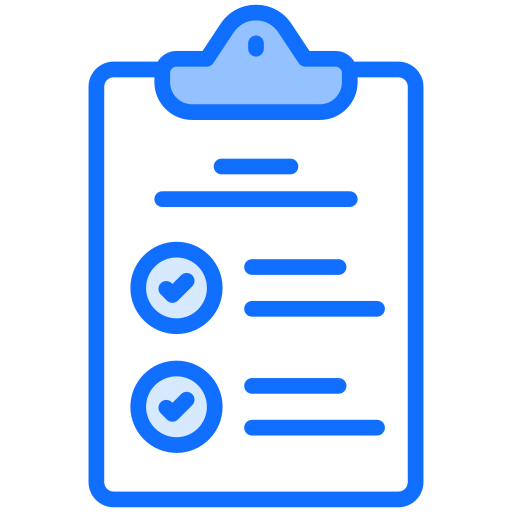 Survey Generic Blue icon