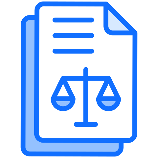 legalny dokument Generic Blue ikona