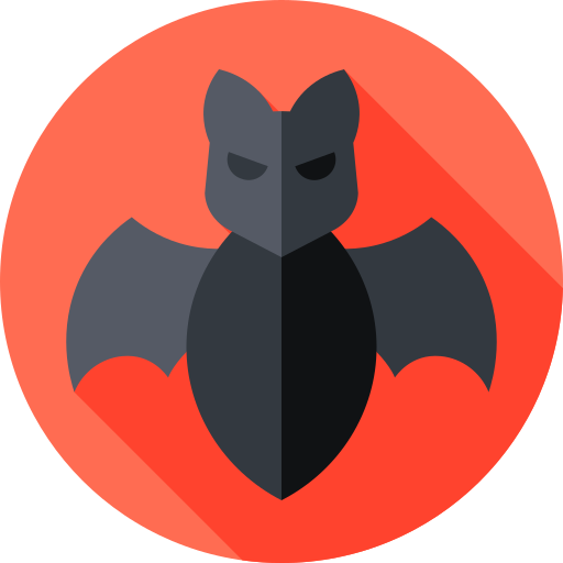 박쥐 Flat Circular Flat icon