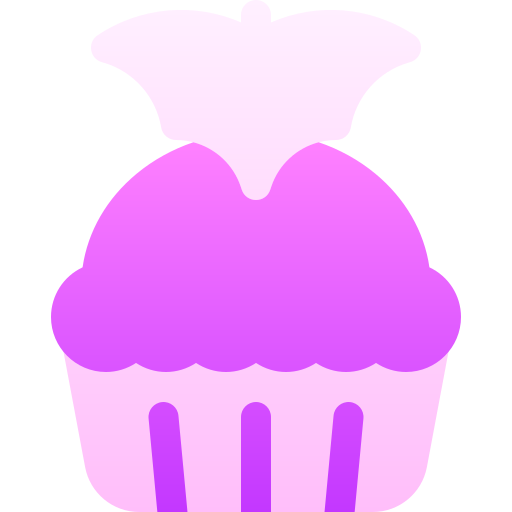 cupcake Basic Gradient Gradient icona
