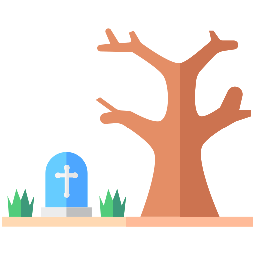 cimitero Generic Flat icona