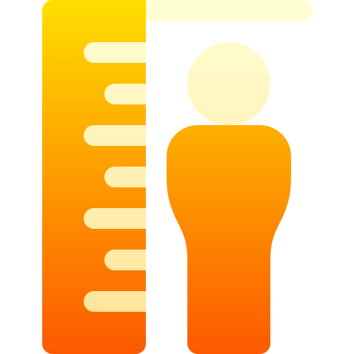 Height Basic Gradient Gradient icon