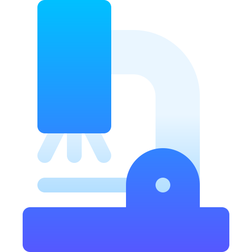 Microscope Basic Gradient Gradient icon