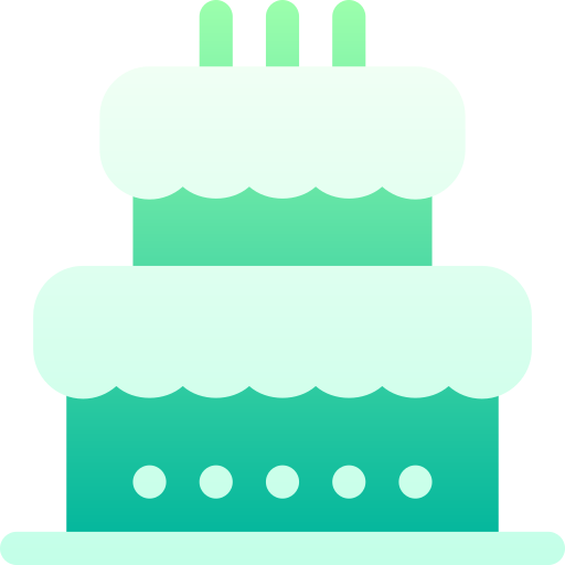 誕生日ケーキ Basic Gradient Gradient icon
