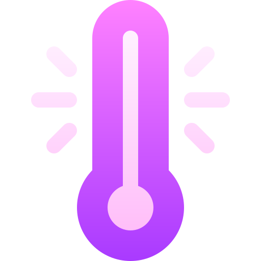 termómetro Basic Gradient Gradient icono