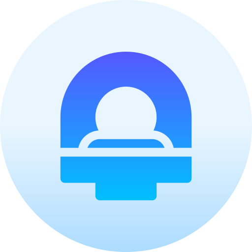 ct 스캔 Basic Gradient Circular icon