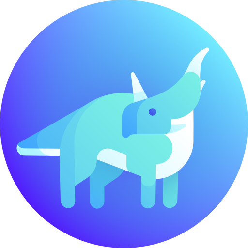 styracosaurus Gradient Galaxy Gradient icon