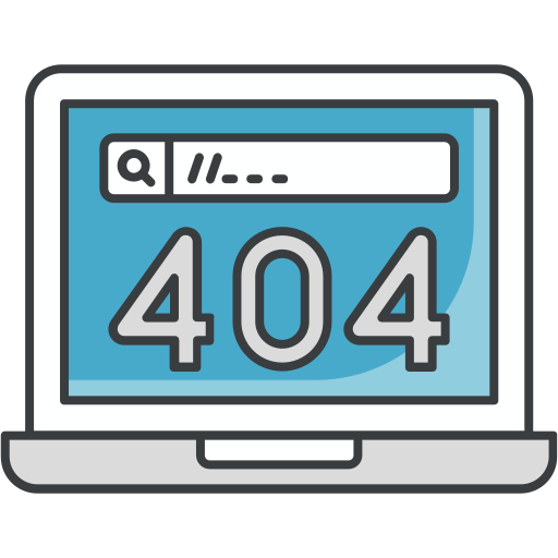 Error 404 Generic Blue icon