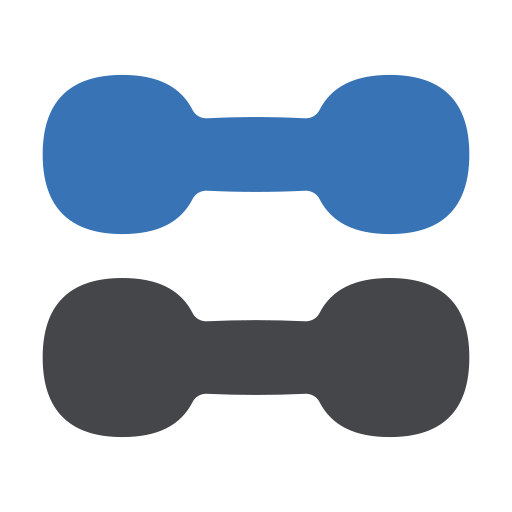 Dumbell Generic Blue icon