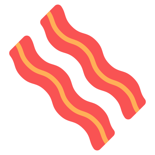 bacon Generic Flat Icône