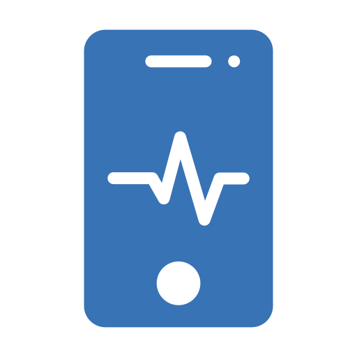 Pulse rate Generic Blue icon