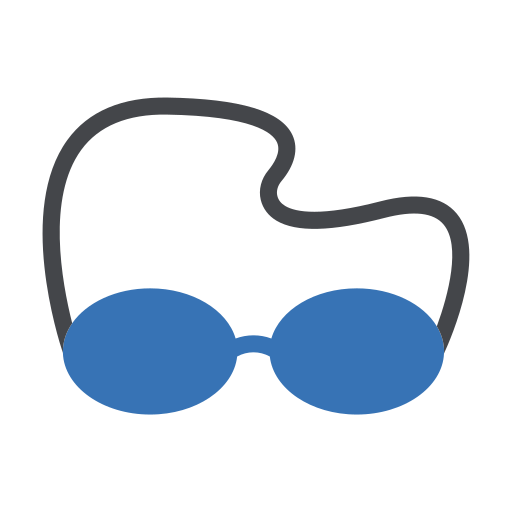 Swimming glasses Generic Blue icon