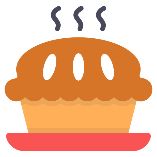 torta di mele Generic Flat icona