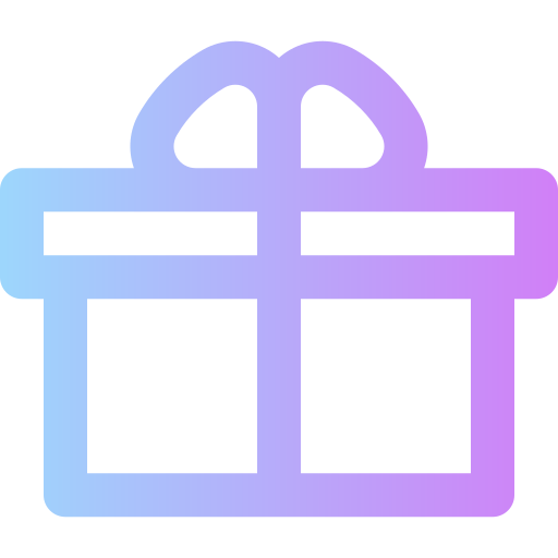 Gift Super Basic Rounded Gradient icon