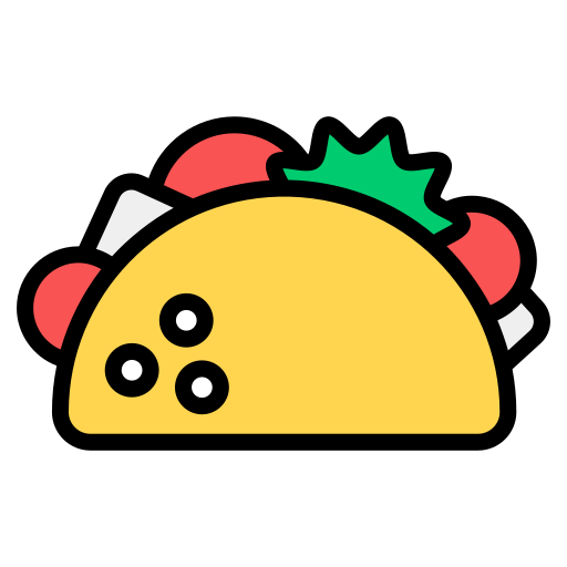 Tacos Generic Outline Color icon