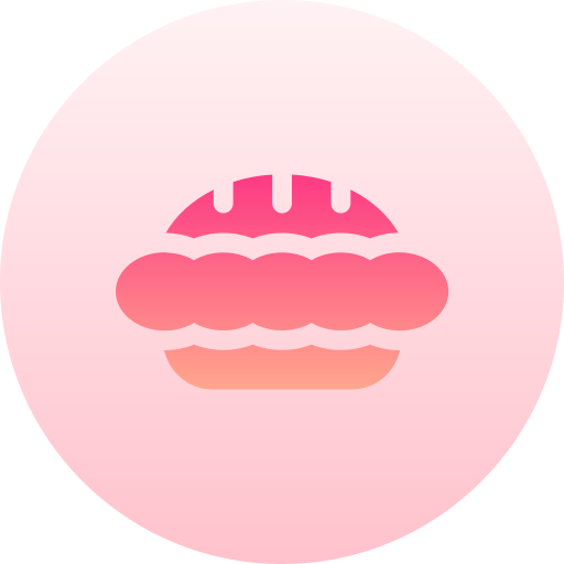 torta di mele Basic Gradient Circular icona