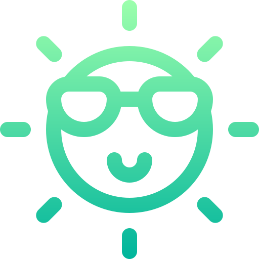 太陽 Basic Gradient Lineal color icon