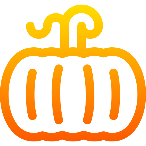Pumpkin Basic Gradient Lineal color icon