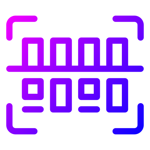 バーコード Generic Gradient icon
