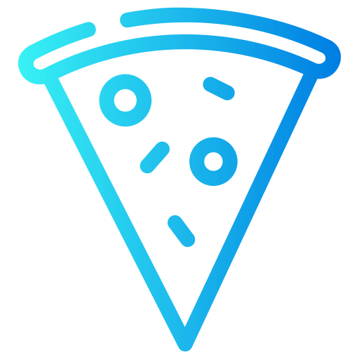 pizza punt Generic Gradient icoon