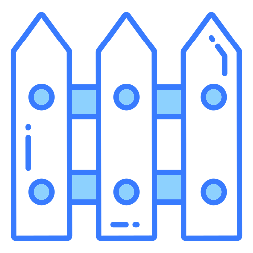 フェンス Generic Blue icon